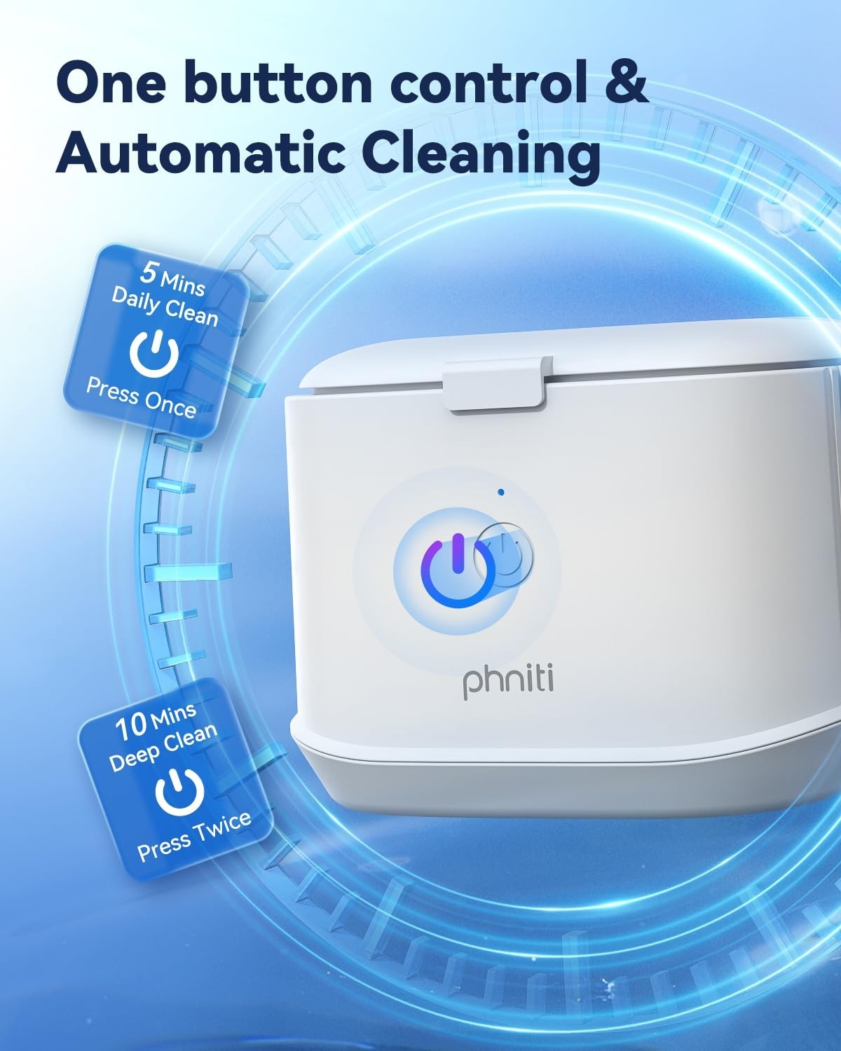 Ultrasonic Jewelry Cleaner Denture Glass Watch Ring Bath Tank Cleaning Machine