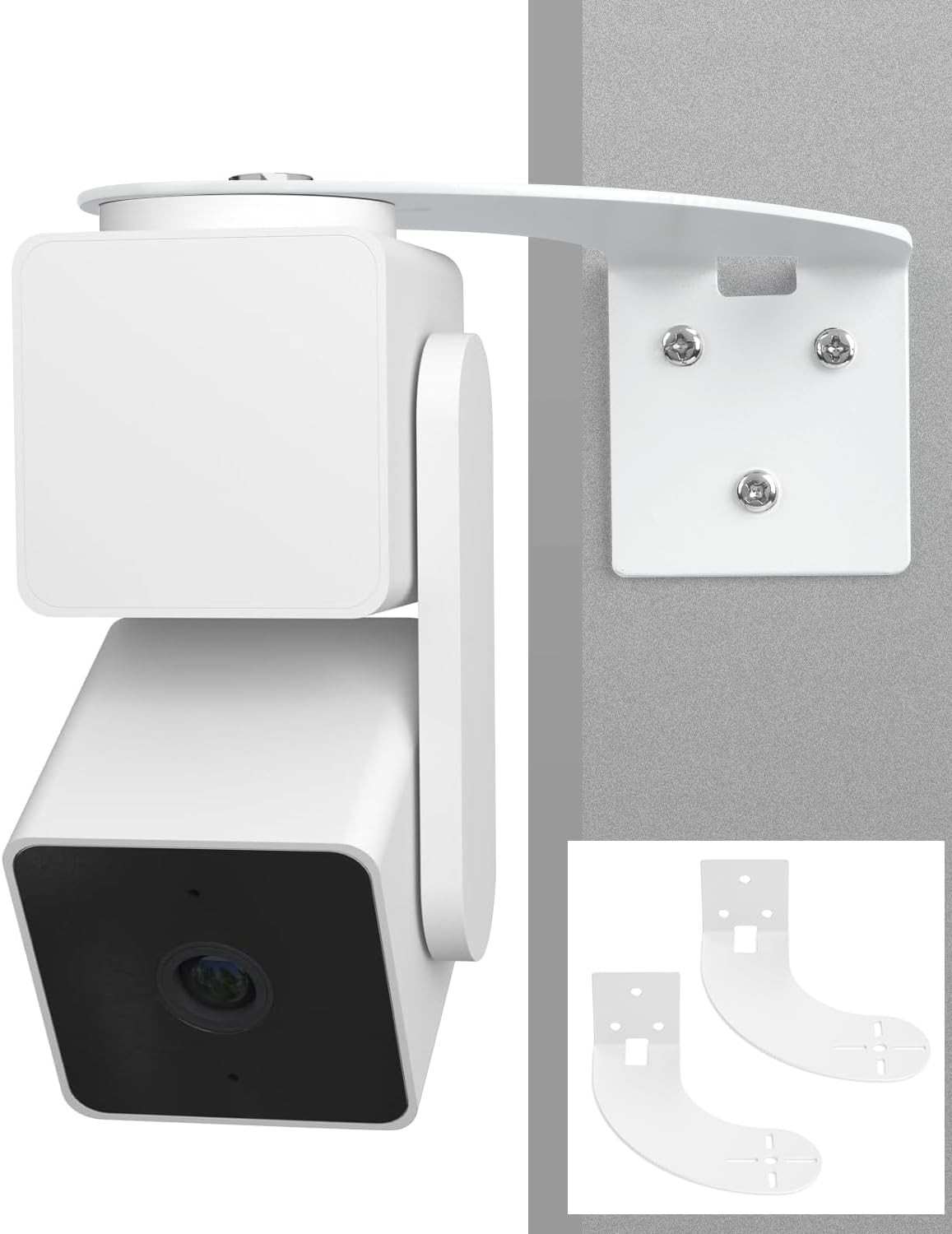 2pack Corner Camera Wall Mount For Wyze Cam Pan V3/wyze Cam V4maximum Coverage..