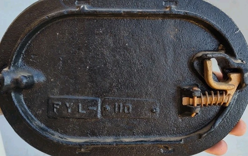 Old 10" Cast Iron Meter Cover San Francisco Water Dept. Golden Gate Ford Meter