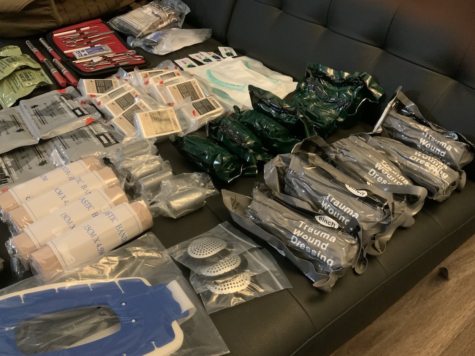 W1 Combat Medic Aid Bag (Stocked And Unexpired)- 322 Pieces