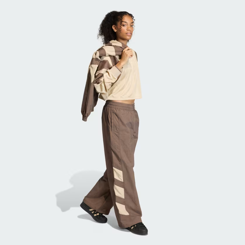 adidas women BLOCKED WASHED TRACK PANTS