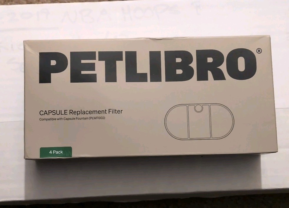 PETLIBRO Capsule Replacement Filter 4 Pack Compatible With Fountain PLWF002.