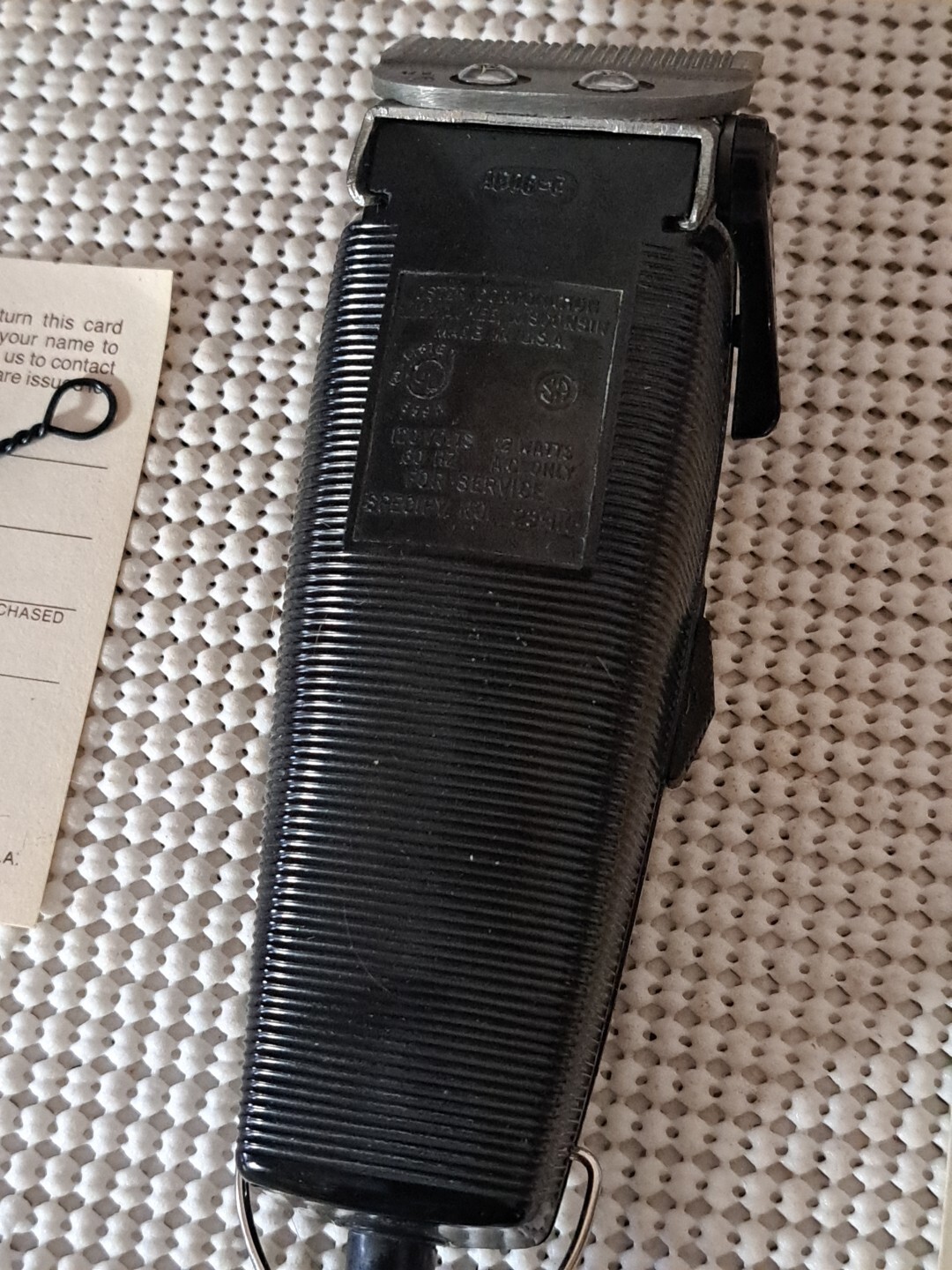 Vintage Oster Electromatic Model 23 Horse Animal Clippers w/Original Box Works