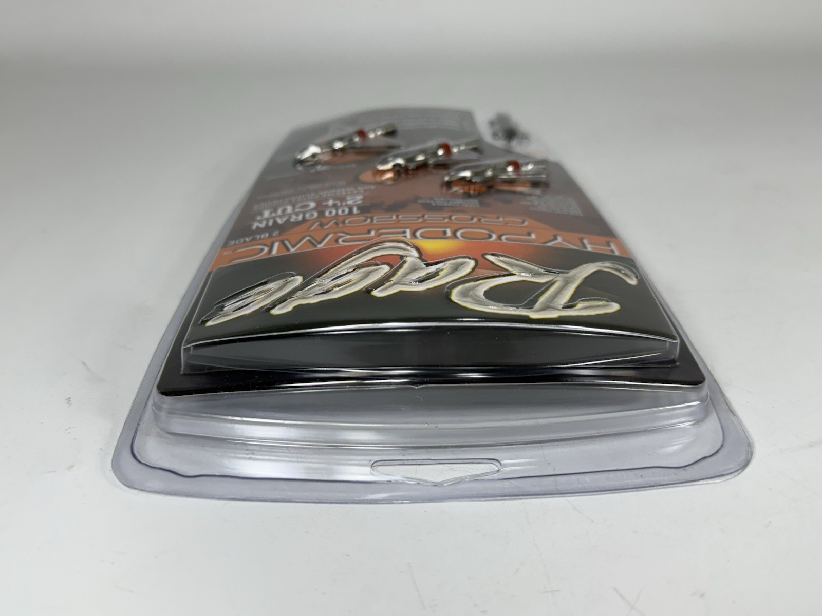 Rage HD Hypodermic Crossbow Broadhead - 100 Grain 2 Blade 2"+ Cut - Pack of 3+1