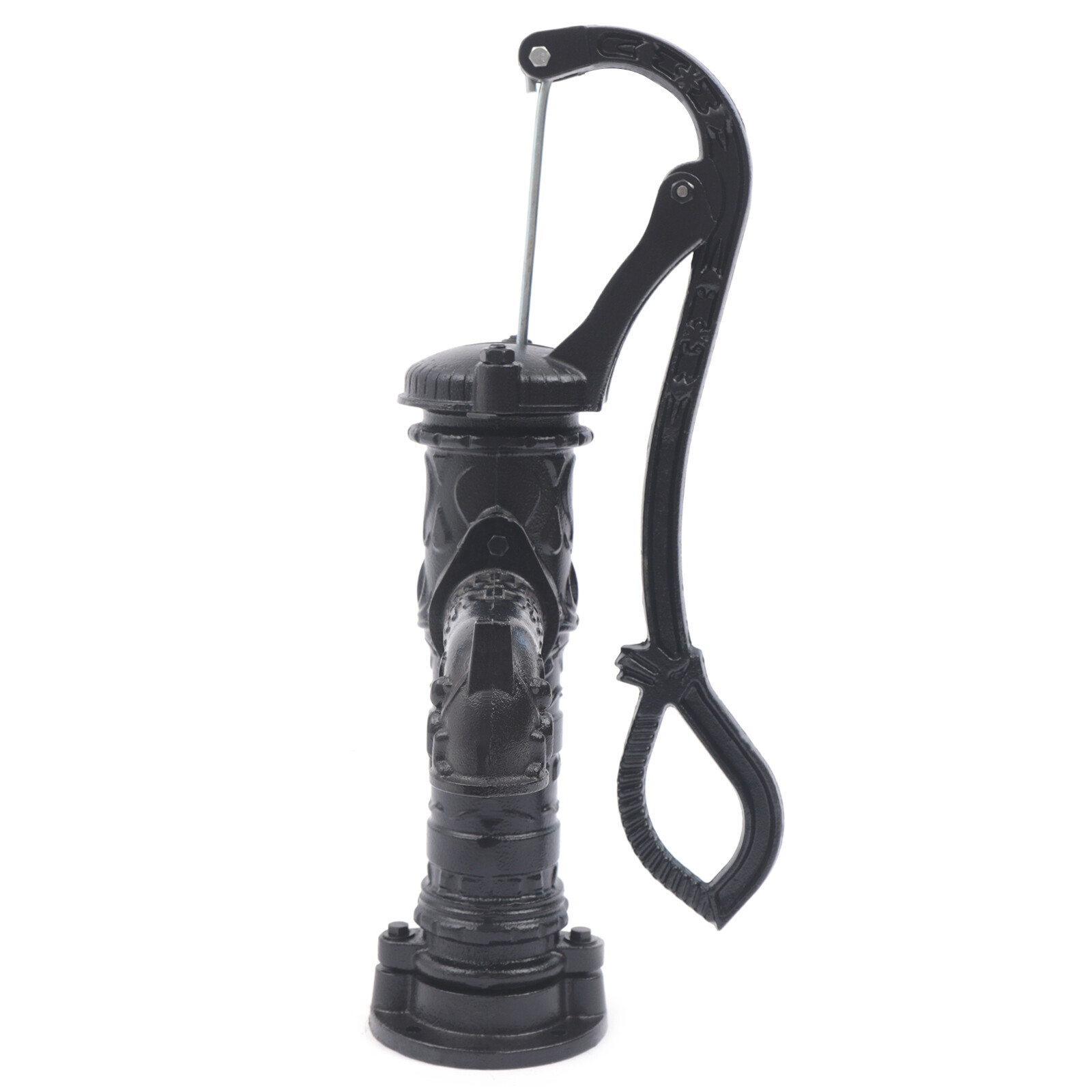 Cast Iron Water Well Hand Pump 26 feet Black Rustic Garden Farmhouse Antique NEW