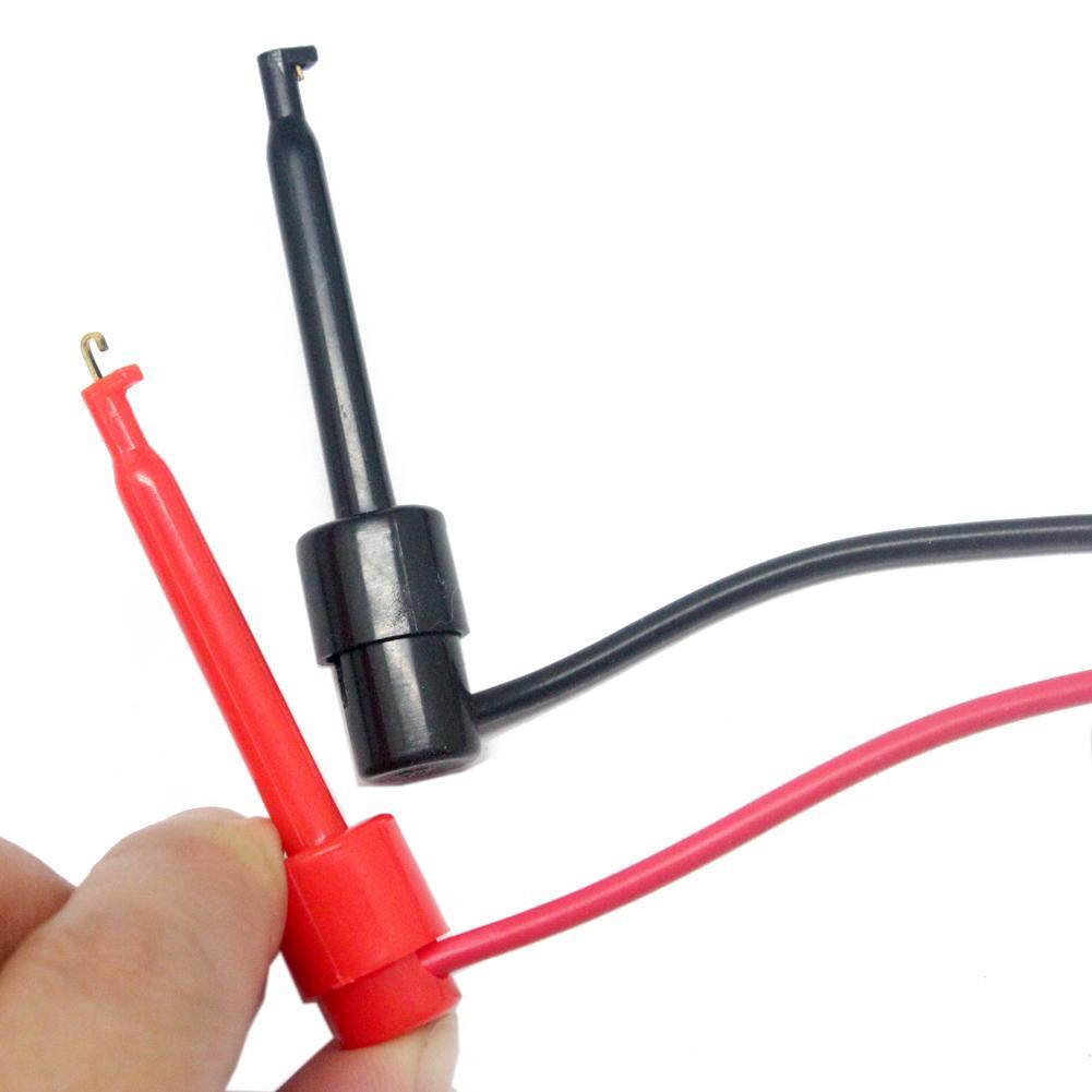 Aidetek Test Clips (Red+Black) to BNC Male And BNC an Alligator Test Clip P1030