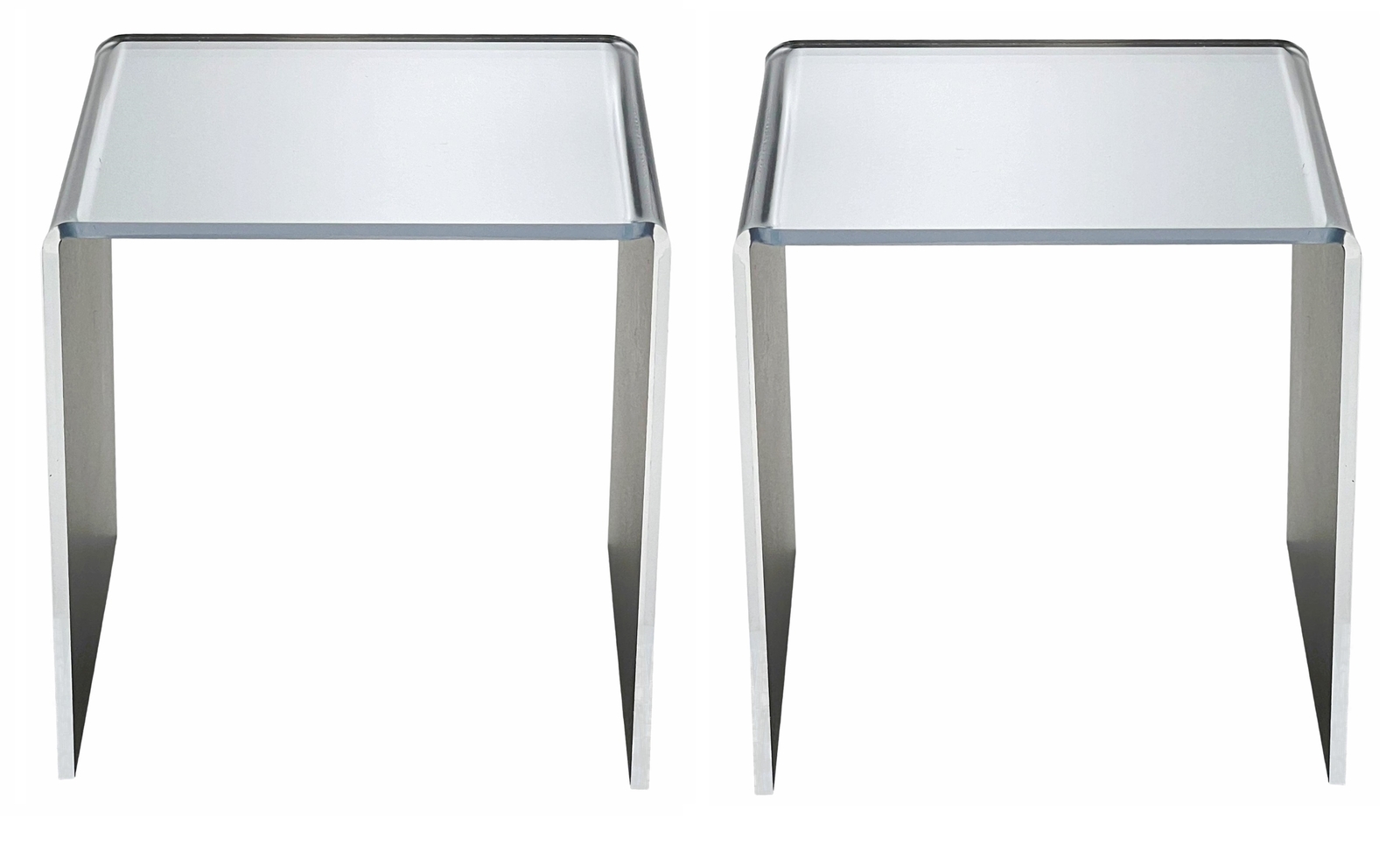 T'z Tagz Any 6-Inch-Deep Mirror Acrylic Riser Display Stands 2 Pack