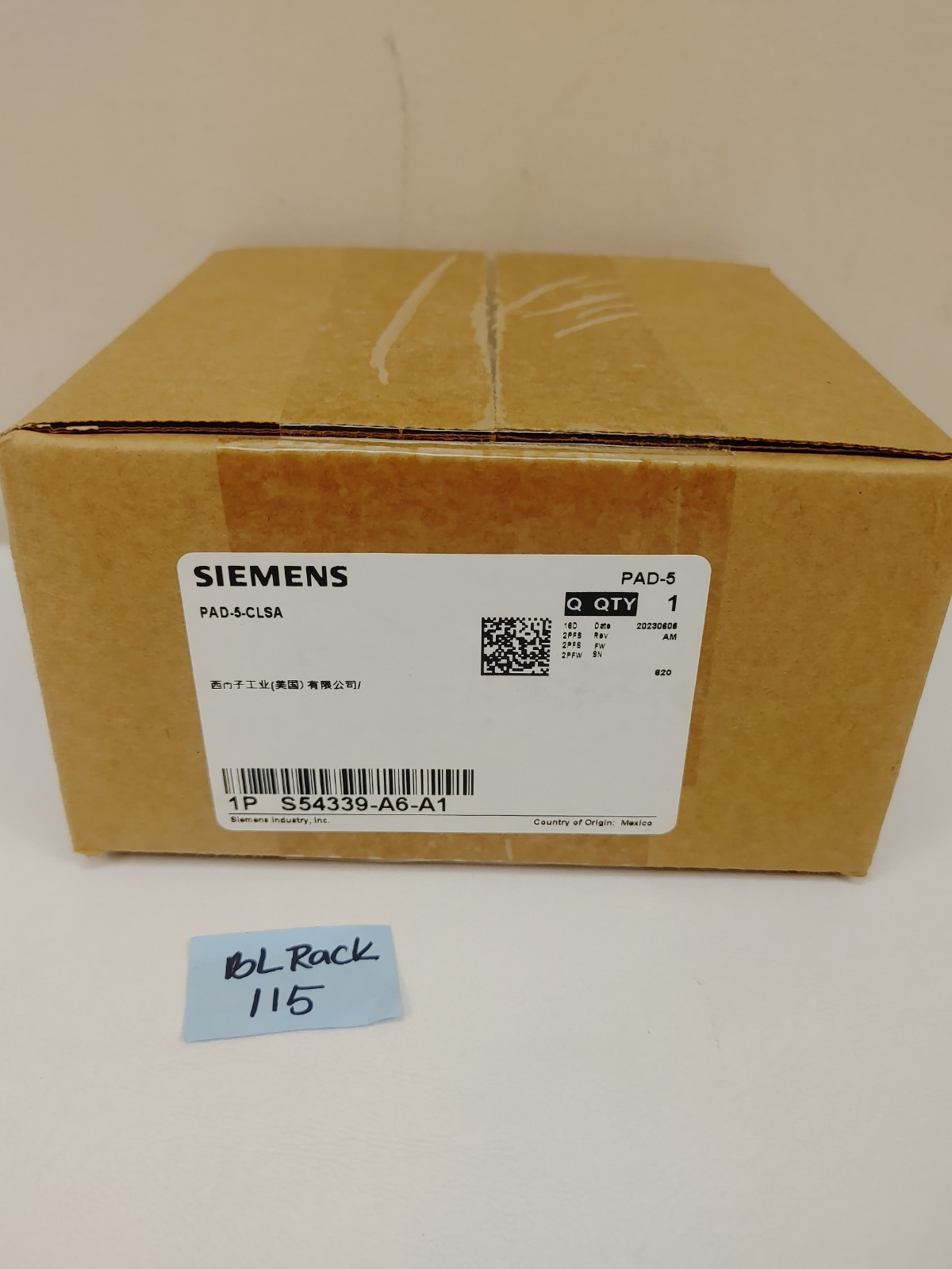 SIEMENS PAD-5-CLSA - NAC Expander Main Bd Addressable brand new in box