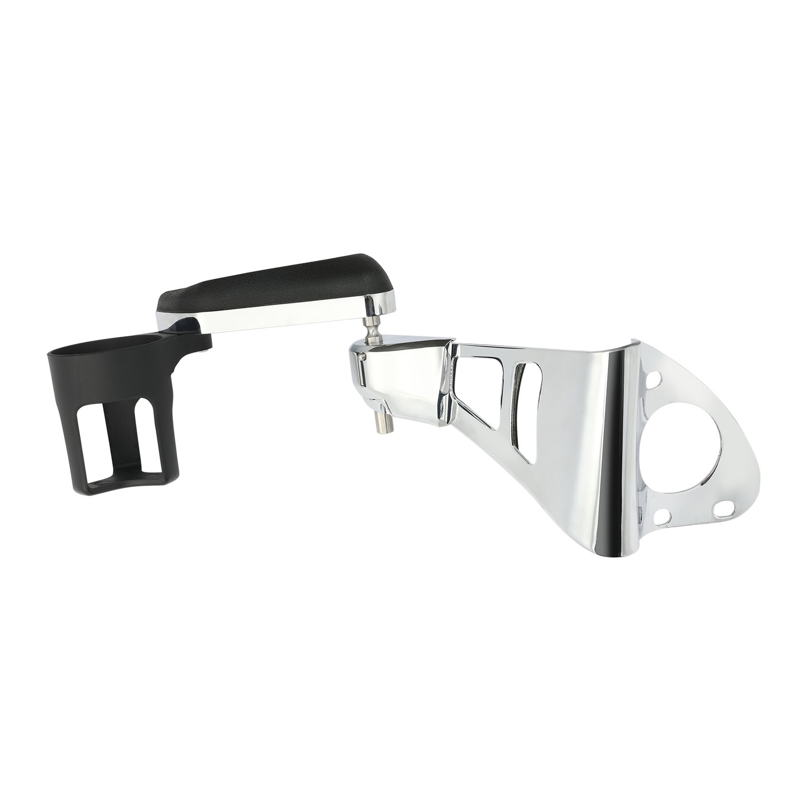 Rear Passenger Arm Rests Armrests Drink Holder Fit For Harley Touring 2014-2024