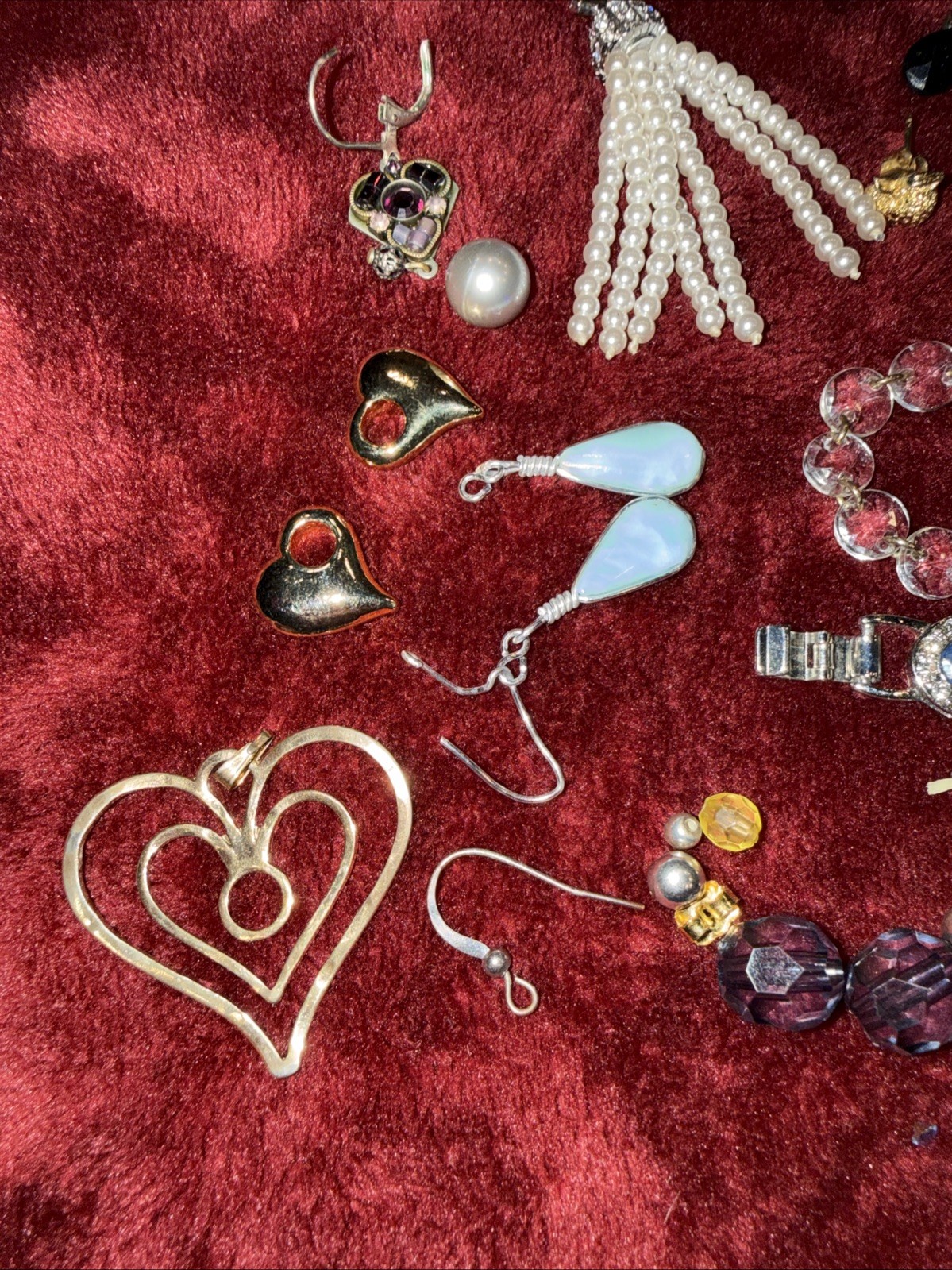 Broken / Mixed Small Lot Jewelry for Crafts Repurpose