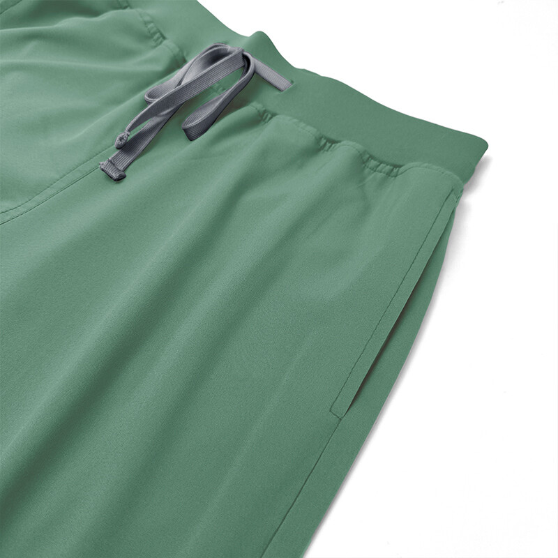 Stretch Medical Uniforms Scrub Set Men V-Neck Jogger Hospital Clinic Workware