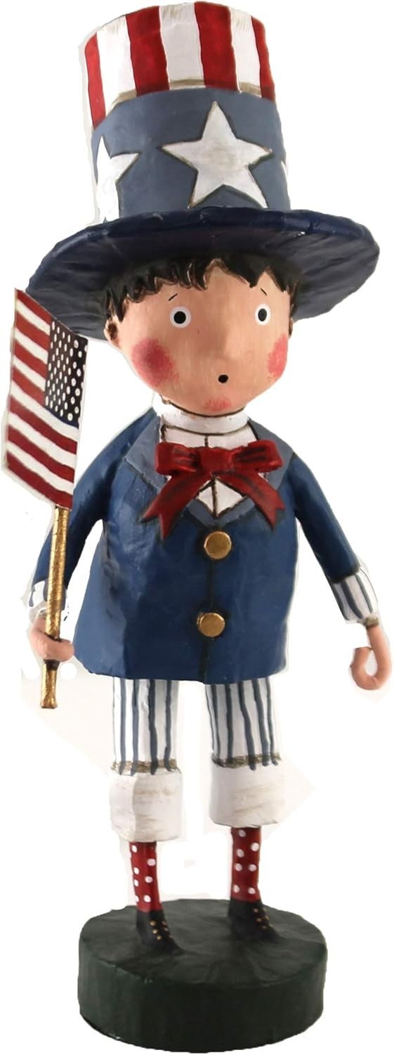 LORI MITCHELL  Yankee Doodle Boy ~ Americana Figurine ~4th of July ~ Summer