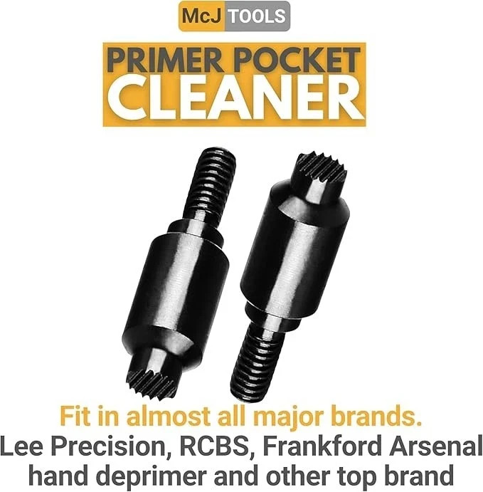 McJ Tools Reloading Primer Pocket Cleaners Large/Small