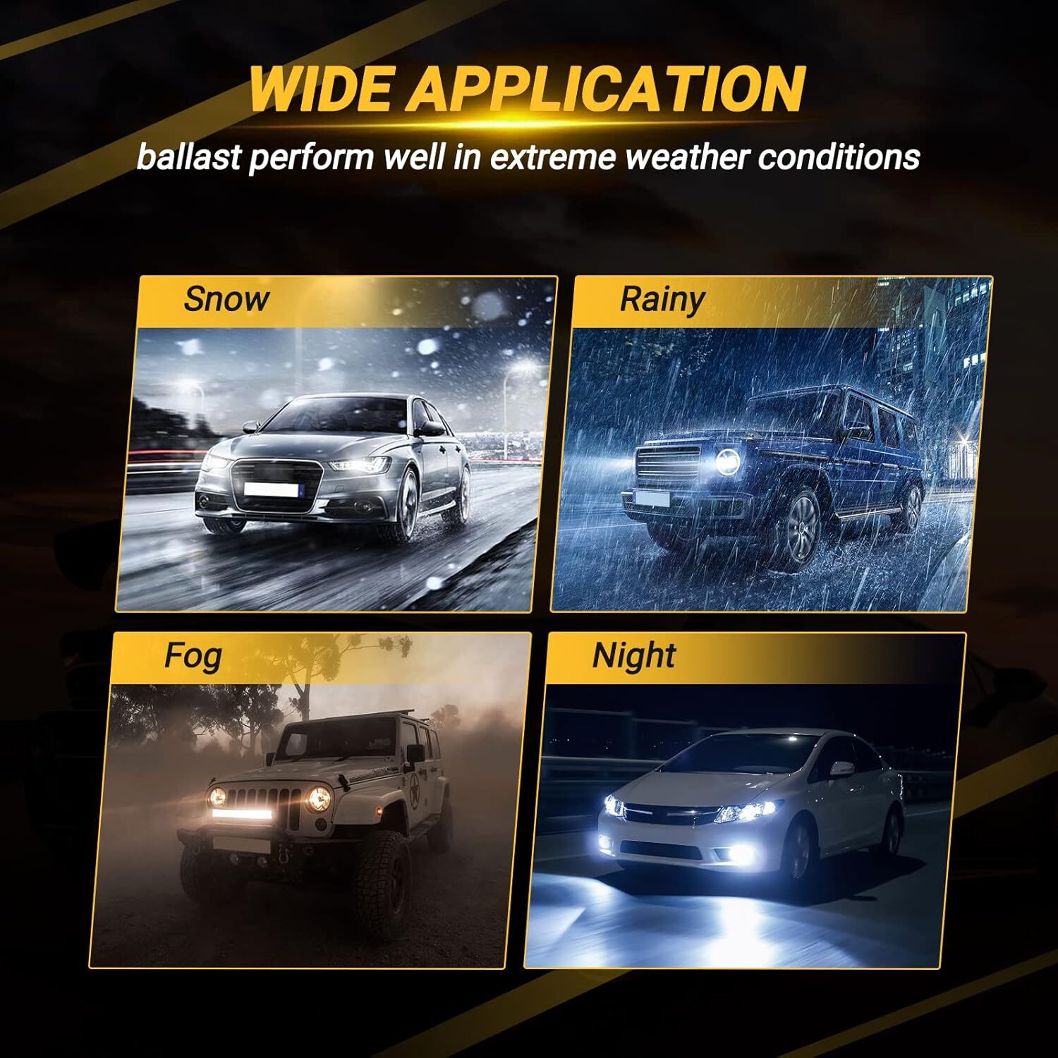 Xenon Ballast Igniter HID D2S Bulb Kit For 2007-2015 Infiniti G35 G37 Q40 Q50