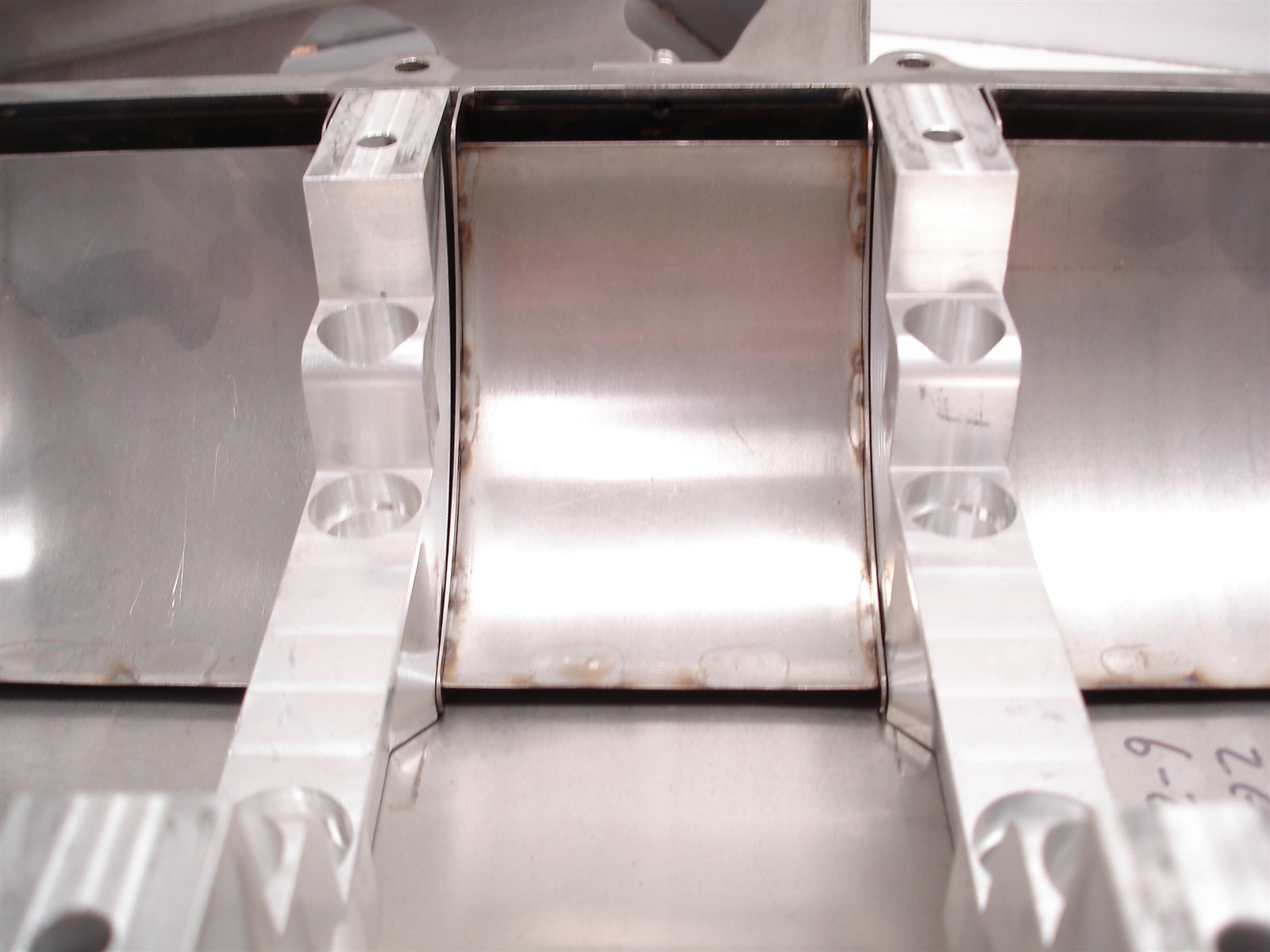 NASCAR ECR ENGINES SEGMENTED BILLET DIVIDER GM R07 R07.2 DRY SUMP OIL PAN /SHELL