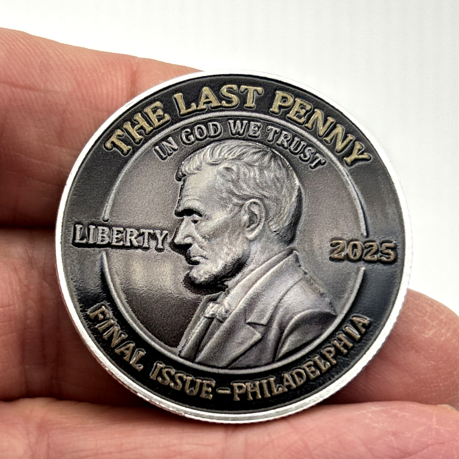 The *Final Cent Tribute* 1793 -2025 - R.I.P. Penny Commemorative Coin Medal