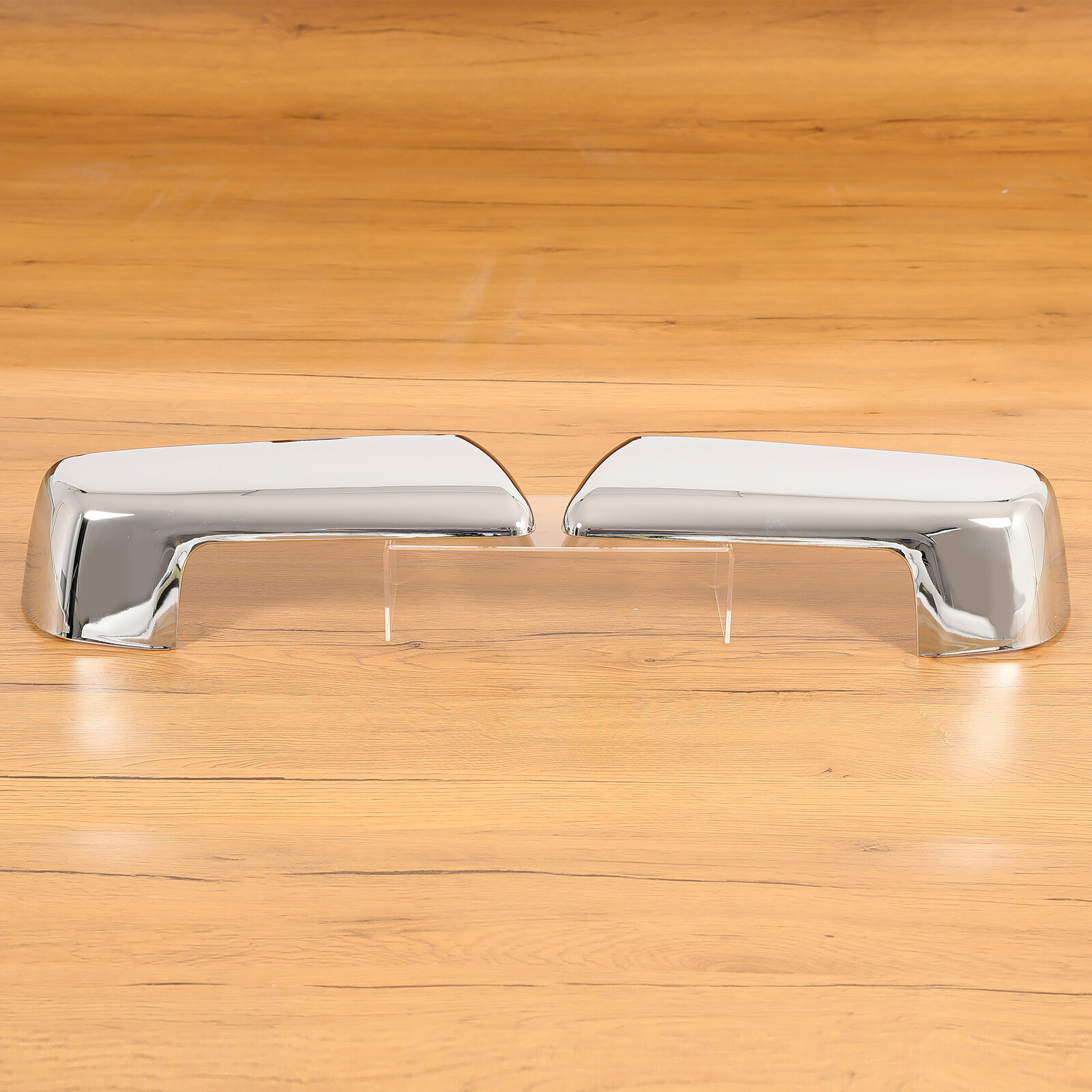 For Chevy Silverado / GMC Sierra 1500 2019-2024 Chrome Top Half Mirror Covers