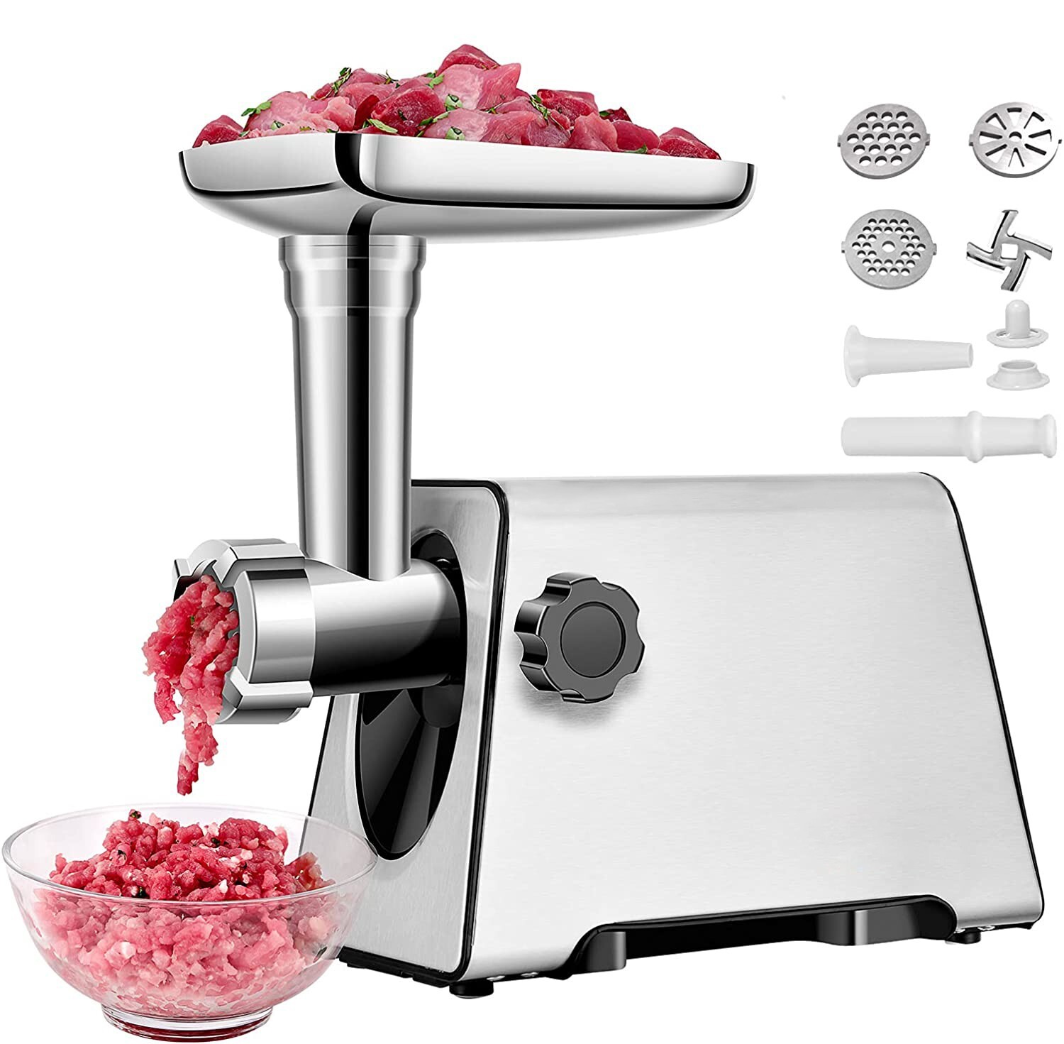 2800W Heavy Duty Commercial Electric Meat Grinder Sausage Maker Mincer Stuffer