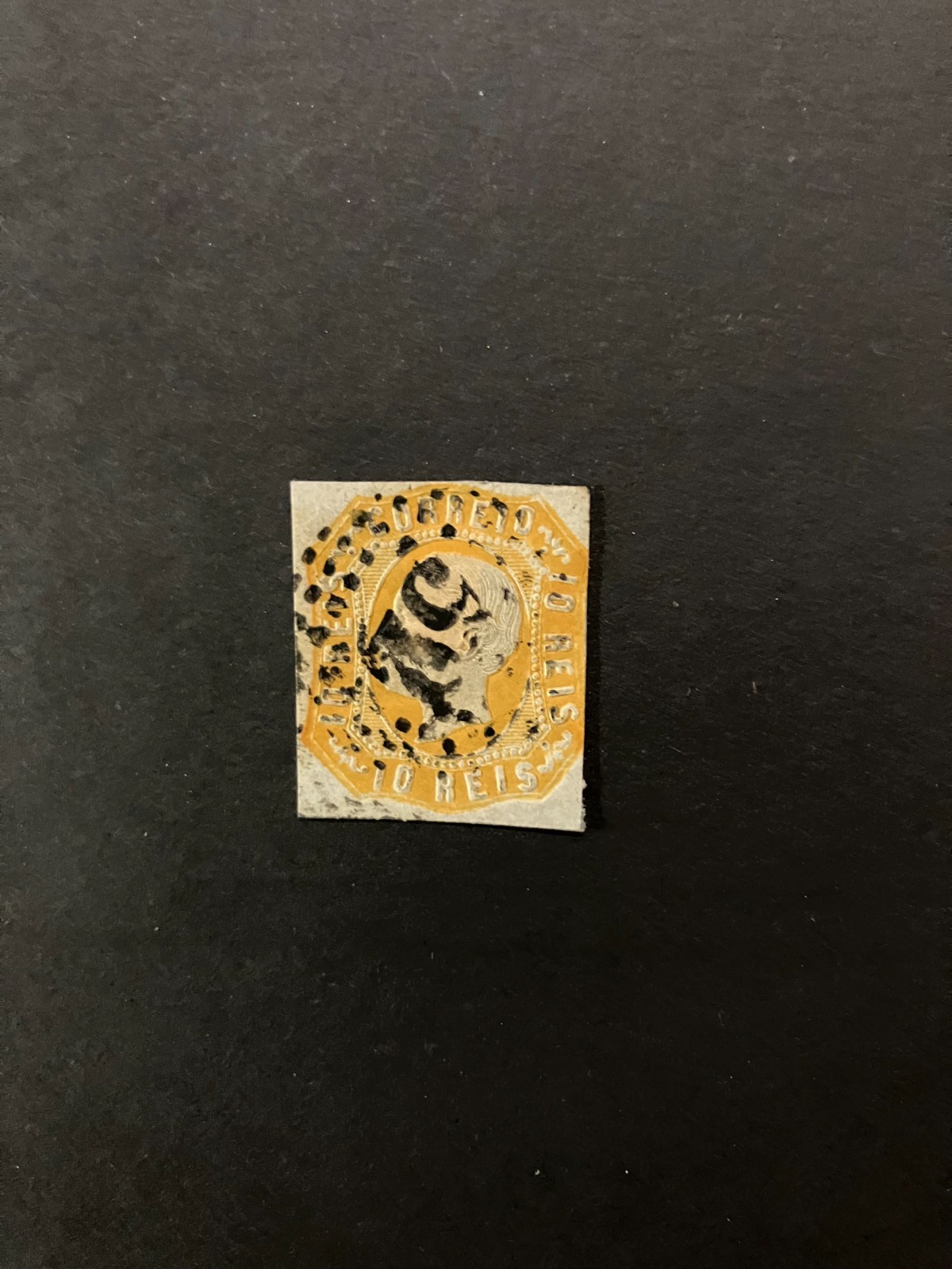 Portugal 1862/1864 - King Luís I 10 reis stamp used