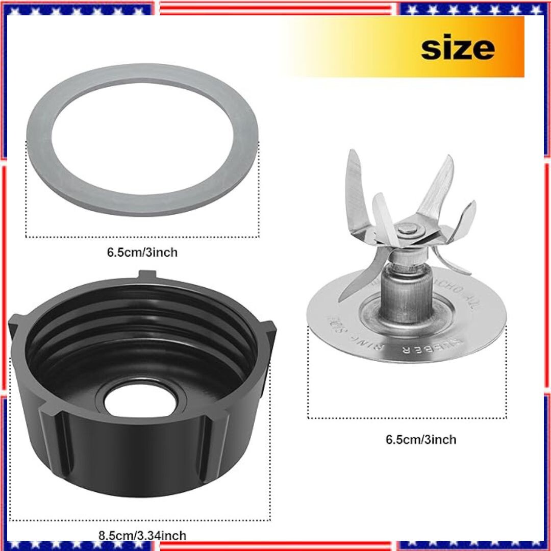 Piezas de repuesto para cuchillas de licuadora compatibles con Oster Osterizer