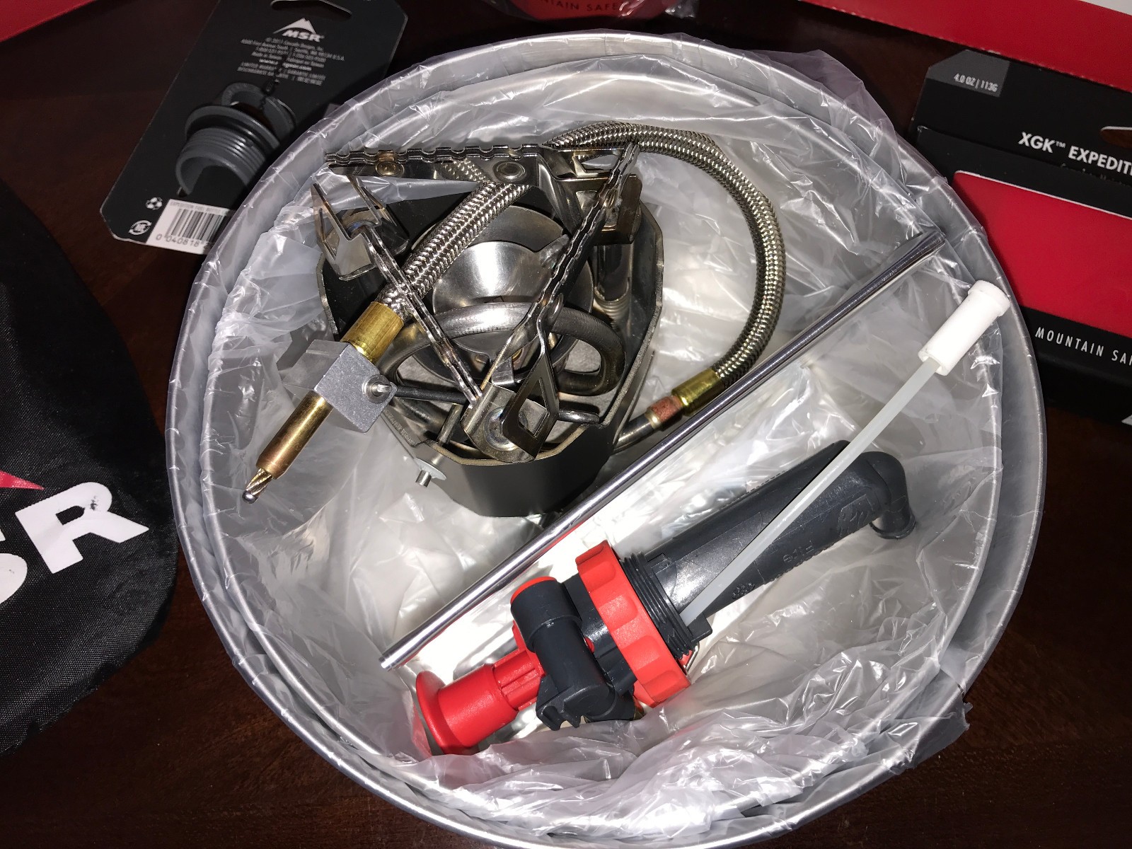 MSR XGK EX Expedition Stove with Many Accessories
