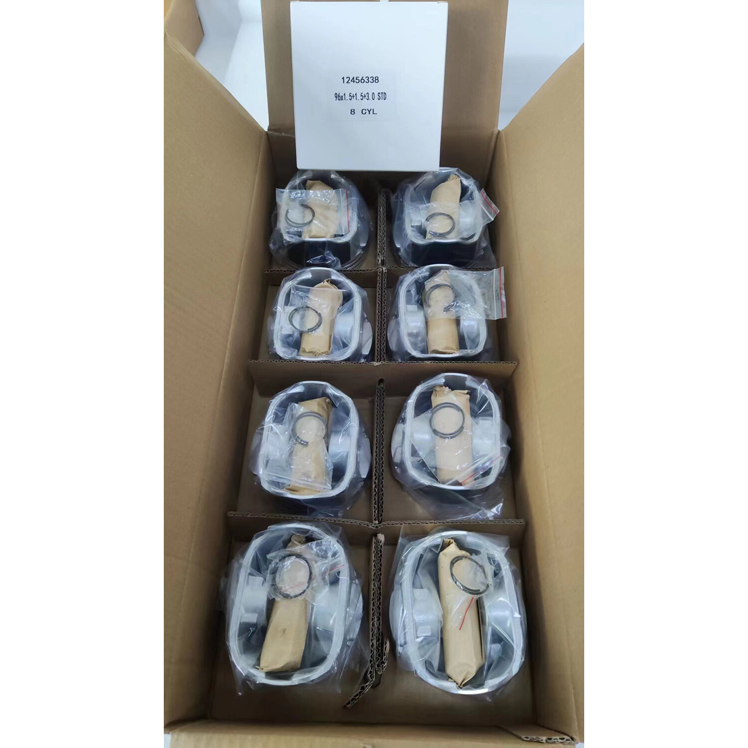 Pistons w/ Rings Fits 2004-2007 Chevrolet GM Cadillac 5.3L LS2 LS3 LS6