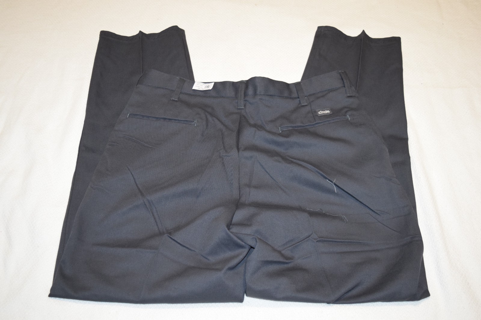 CINTAS COMFORT FLEX CHARCOAL GRAY WORKS PANTS 945-33, 36x32, 34x32
