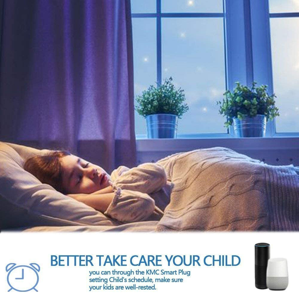 4Pack Smart Plug Wifi Switch Socket Outlet Compatible with Alexa GoogleAssistant