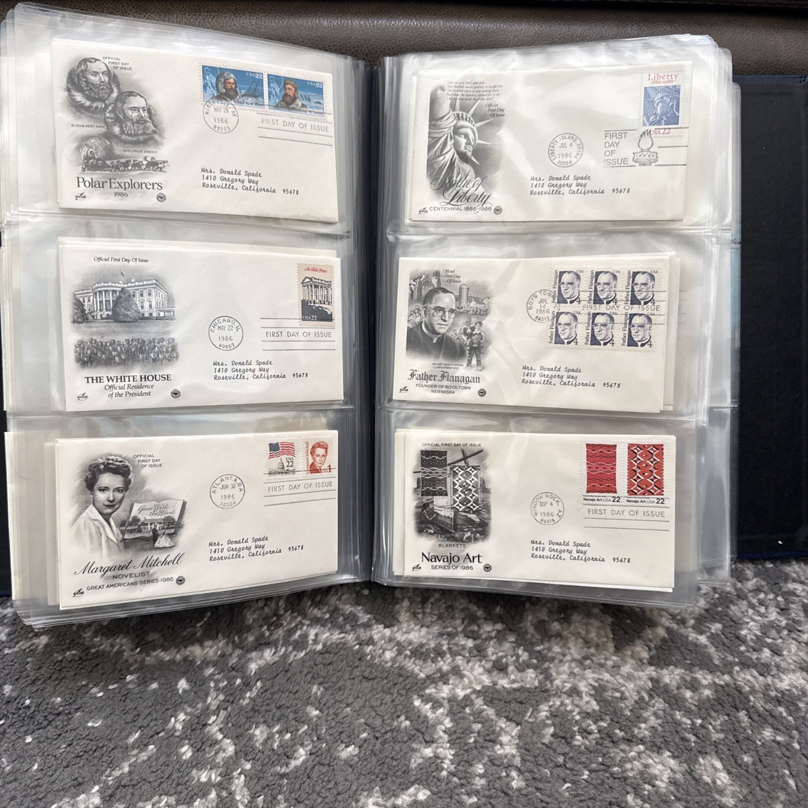 Great Americans On United States Stamps 115 Mint-condition HistoricStamps