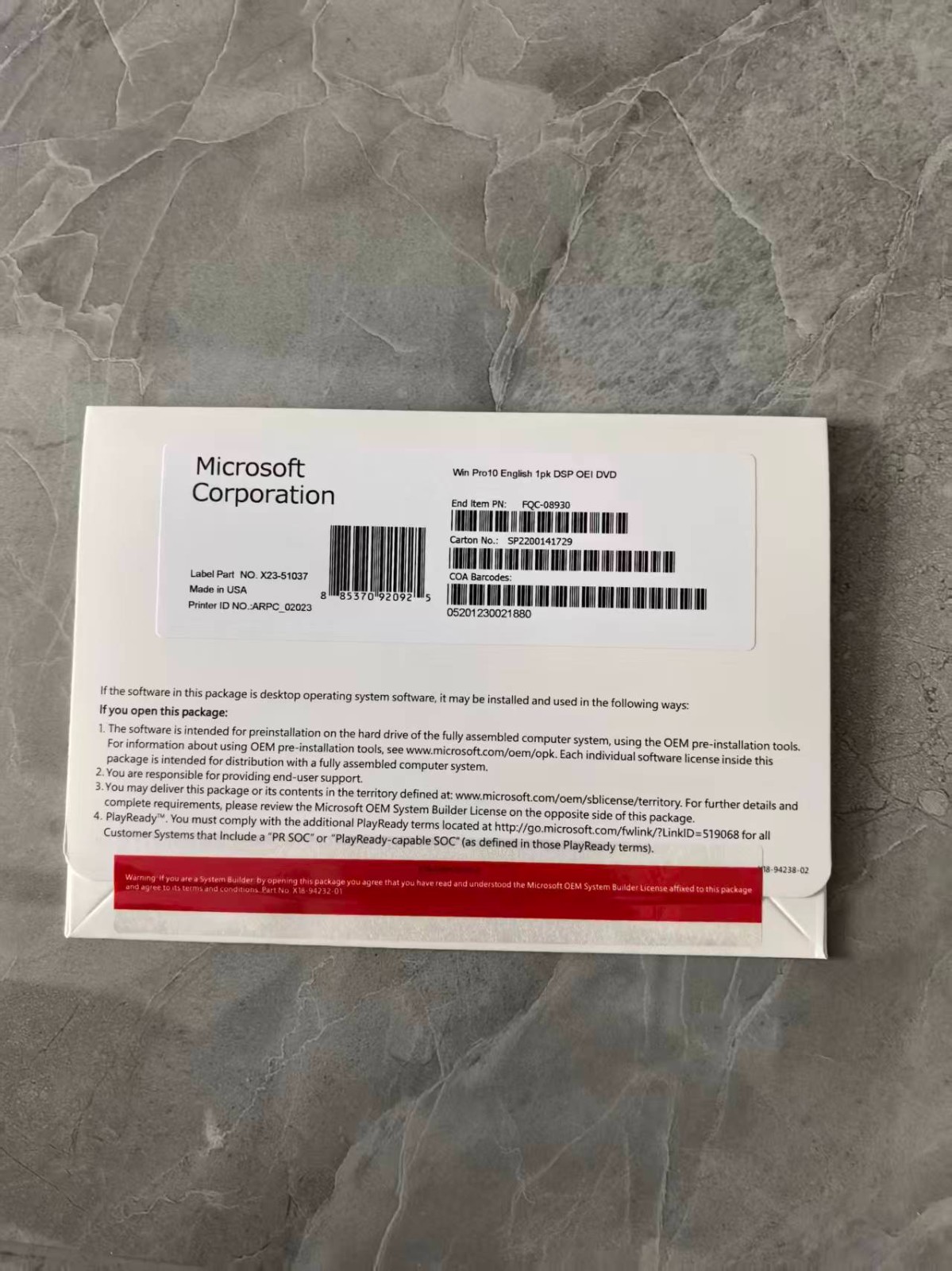 Windows 10 Pro 64-Bit DVD | Genuine Key |Factory Sealed | Free shipping#