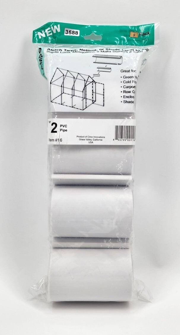 Circo #16 Snap Clamps, Attach Tarps, Netting, Or Shade Cloth To Pipe, 8 Pack
