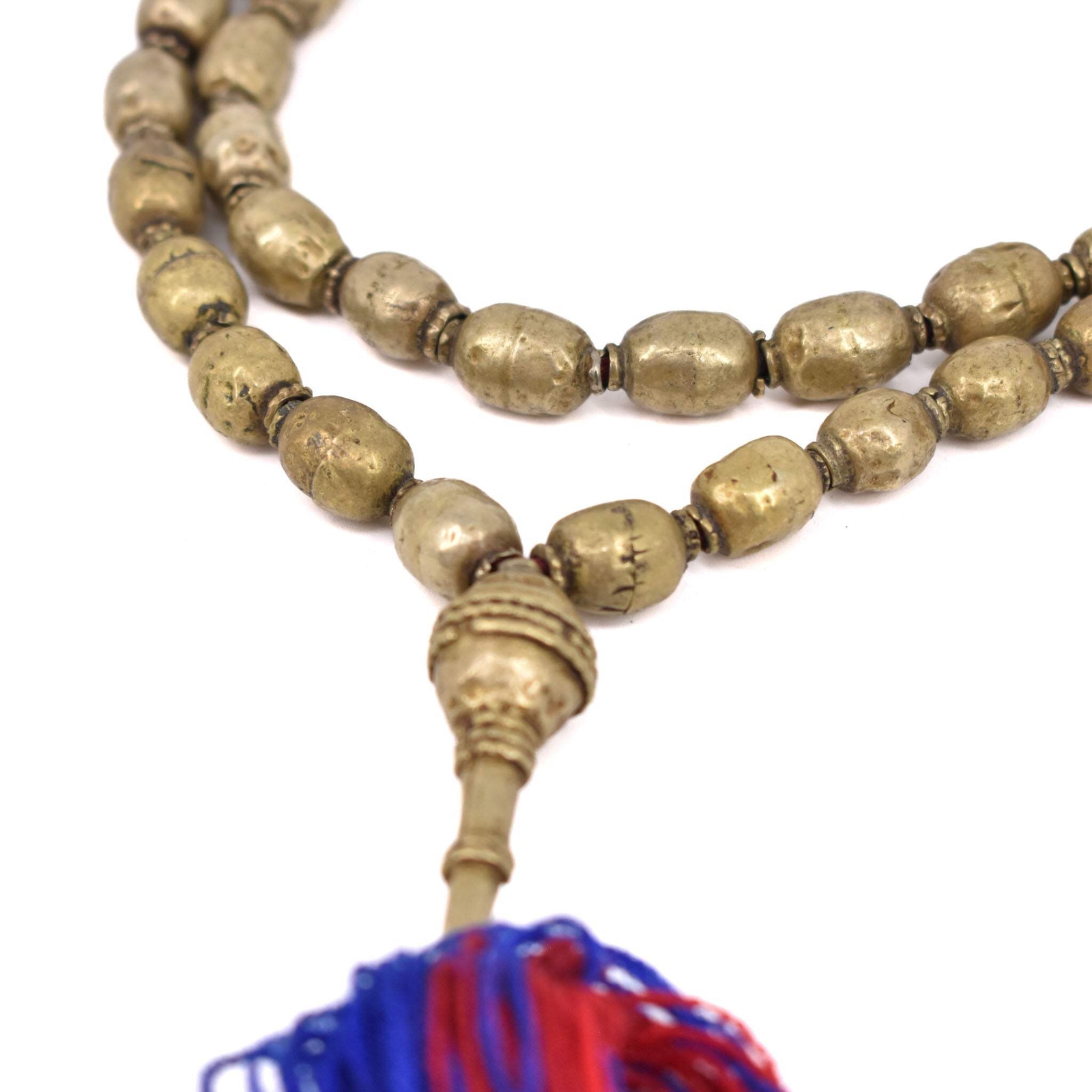 Silver Prayer Beads with Tassel Ethiopia