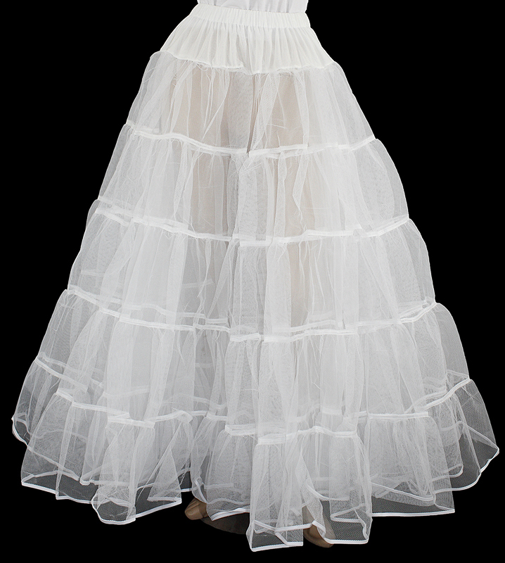 WHITE CRINOLINE 4 VICTORIAN CIVIL WAR DRESS SIZE XL/3X