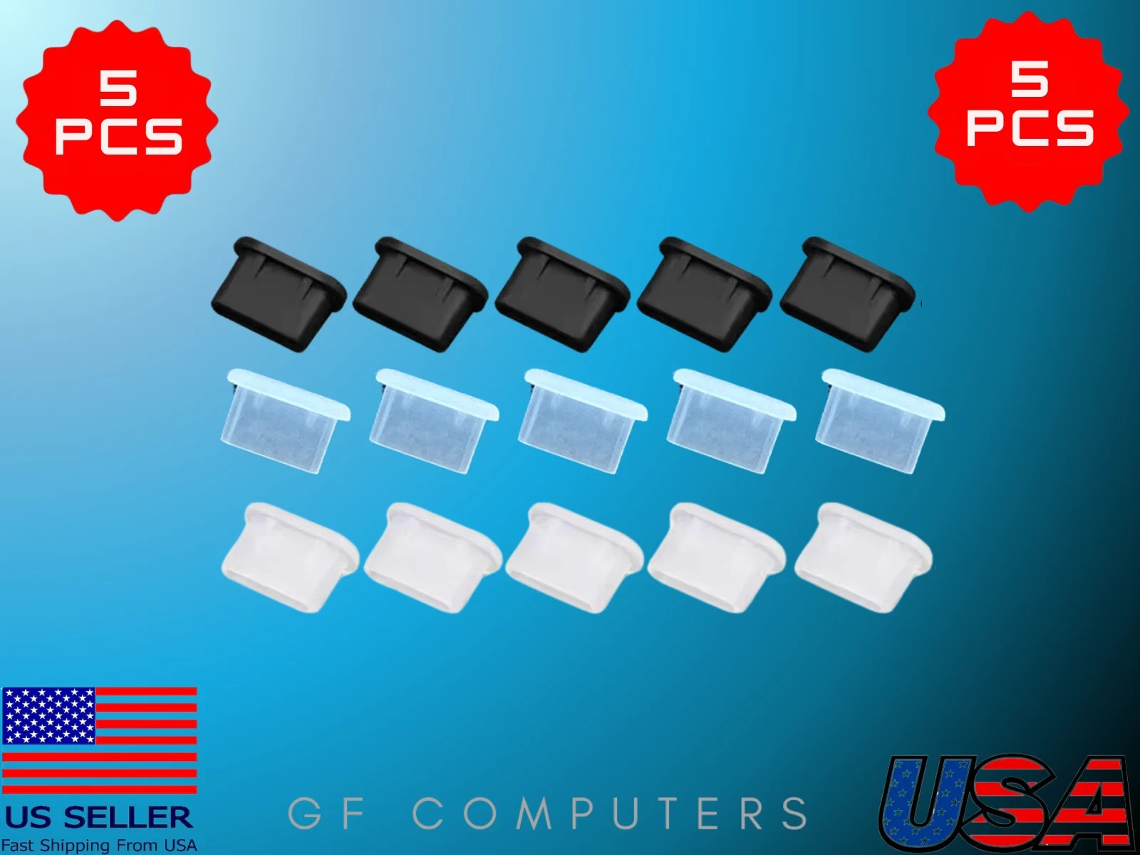 Dust Plug Type-C USB Charging Port Protector Silicone Cover For Smart 10pcs
