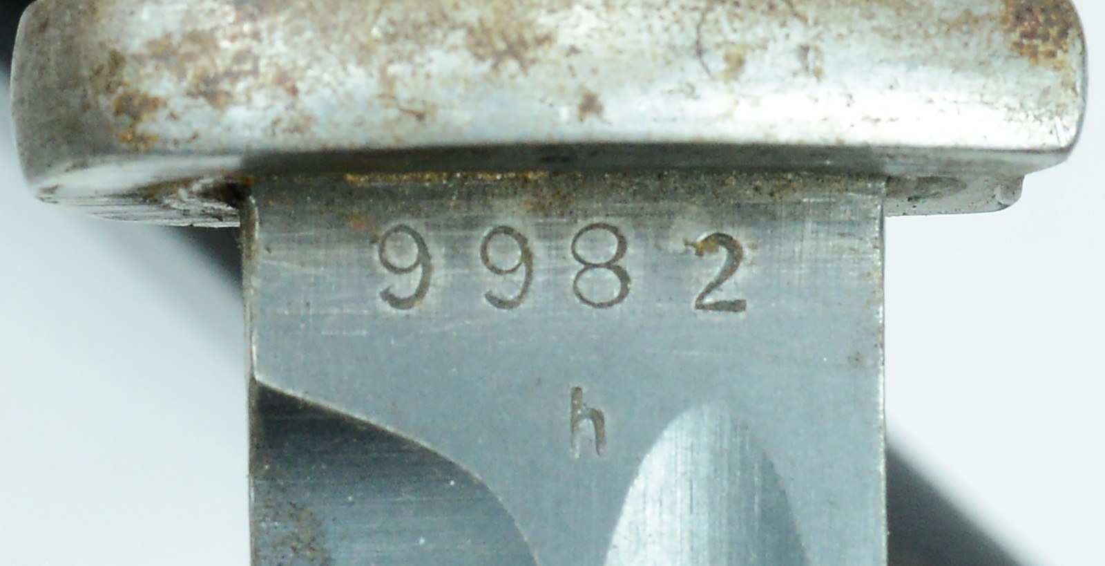 WWII 1942 German cul Ernst Pack K98 Rifle M1884/98 3rd Pattern Bayonet, Scabbard