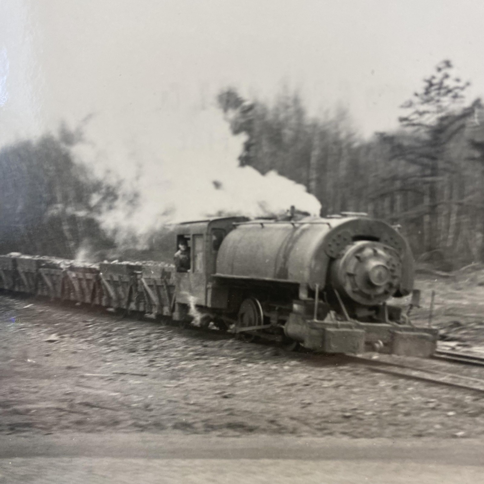 Vintage Pennsylvania Lackawanna & Reading Train Photo 4x5 B&W Gelatin Original