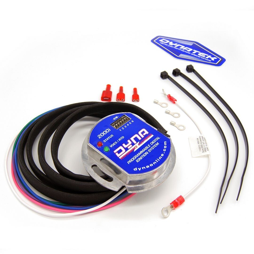 DYNA D2Ki-1P Dynatek 2000i Programmable Electronic Ignition 1970-99 Harley carb