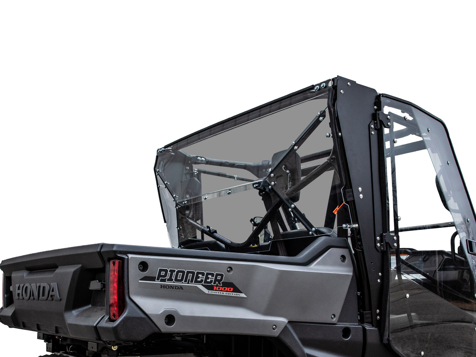 SuperATV Light Tint Rear Windshield for Honda Pioneer 1000 (2016+)
