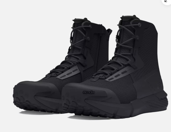 Under Armour 3027383 Men's UA Charged Valsetz 8" Side-Zip Tactical Duty Boots