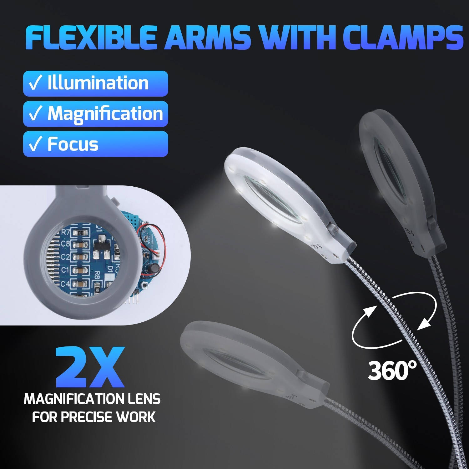 YIHUA 926LED IV 60W Dual LED Digital Display Soldering Station Welding Tool