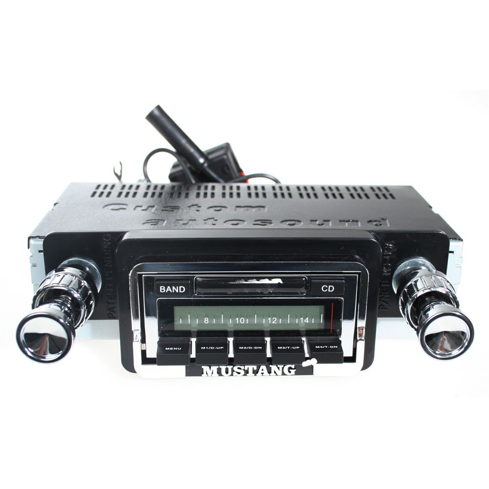Custom Autosound USA-630 Radio AM/FM Mustang 1965-1966