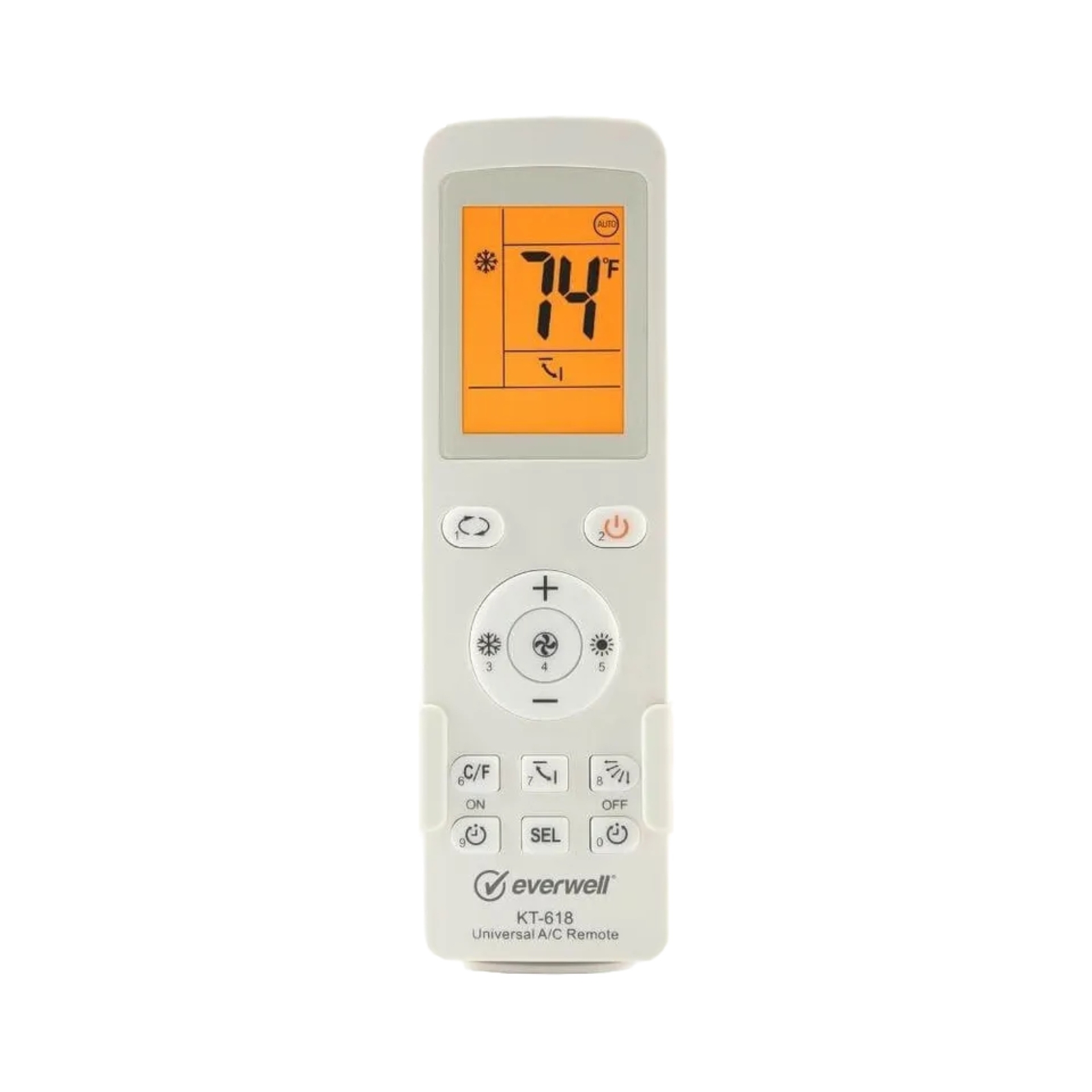 KT-618 Mini Split Universal Remote Control,10000 Codes, Controls 99.9% AC