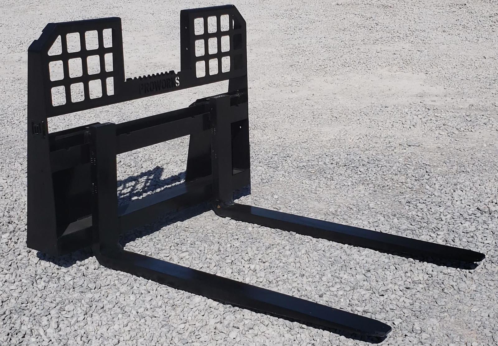 48" Long 5,500 Pound Walk Through Pallet Forks Fits Bobcat Skid Steer Loader