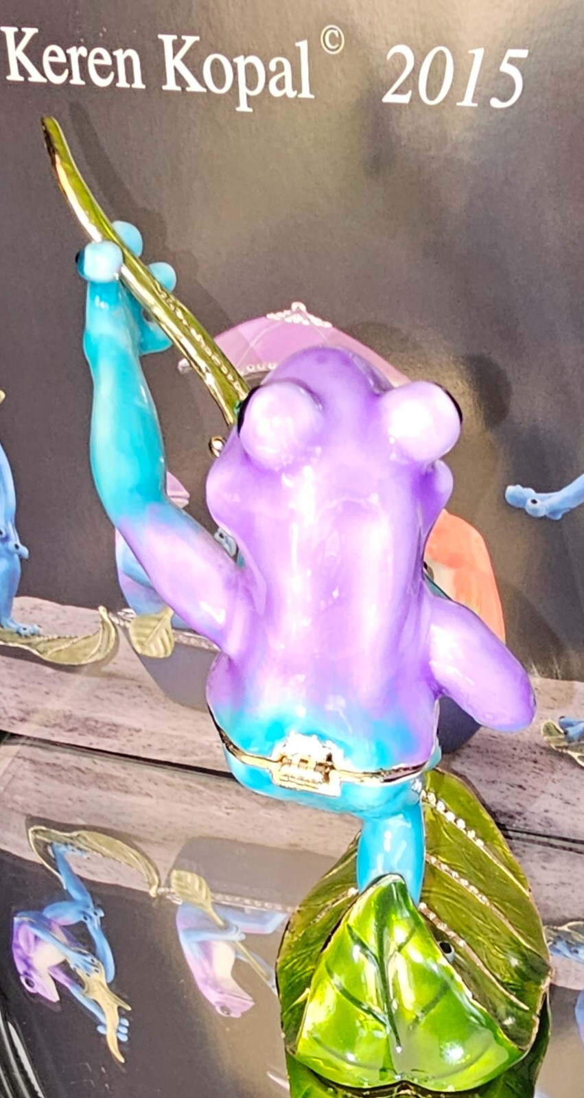 Keren Kopal Collectible Trinket Box 2016 Collection Guitar Playing Fro G3D