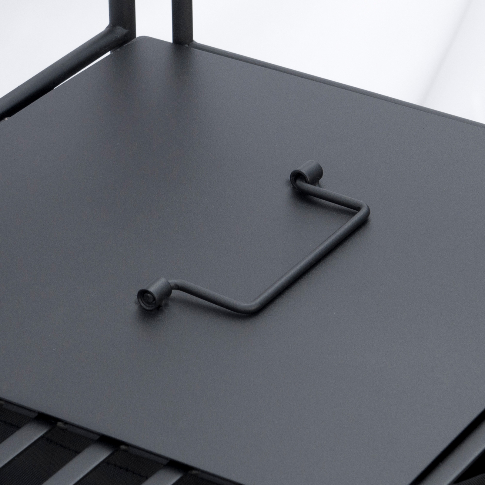 Garden Metal Potting Table Planting Bench Outdoor w/ Bag, Hook