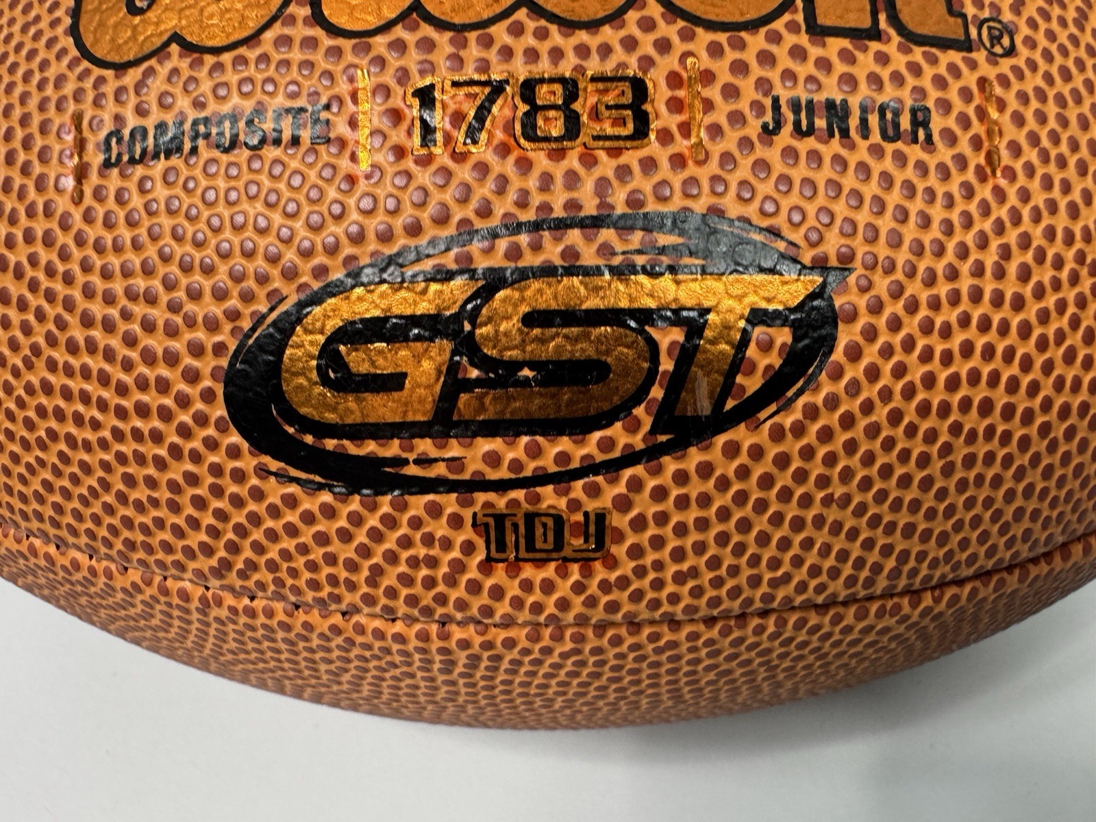 Wilson GST Junior 9-12 Youth Football Official Size 1783 Inflated New w/ No Box