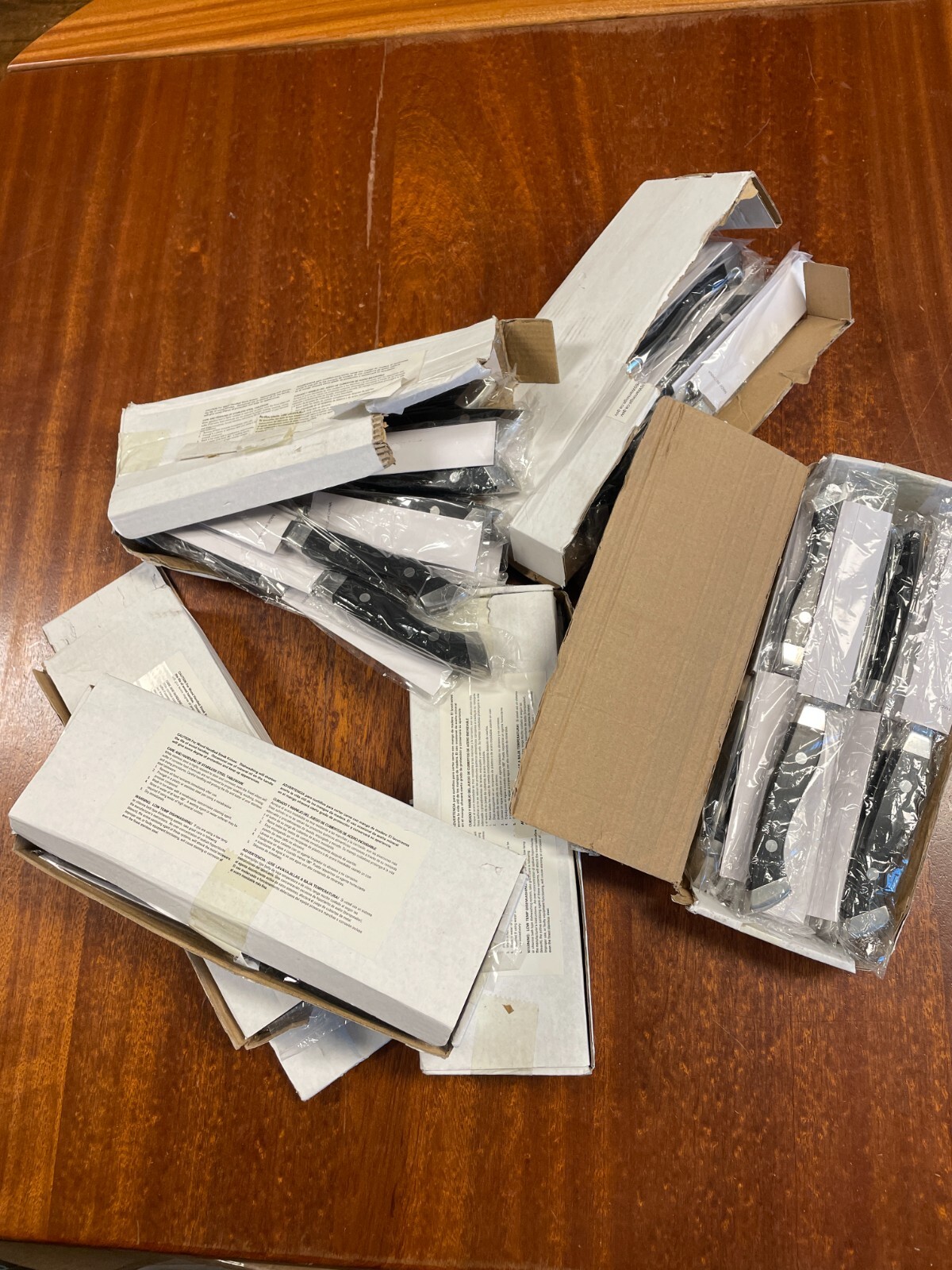 Walco 670527 Jumbo Boston Chop Knife with Black Handle - approx 6 Dozen, (71ea)