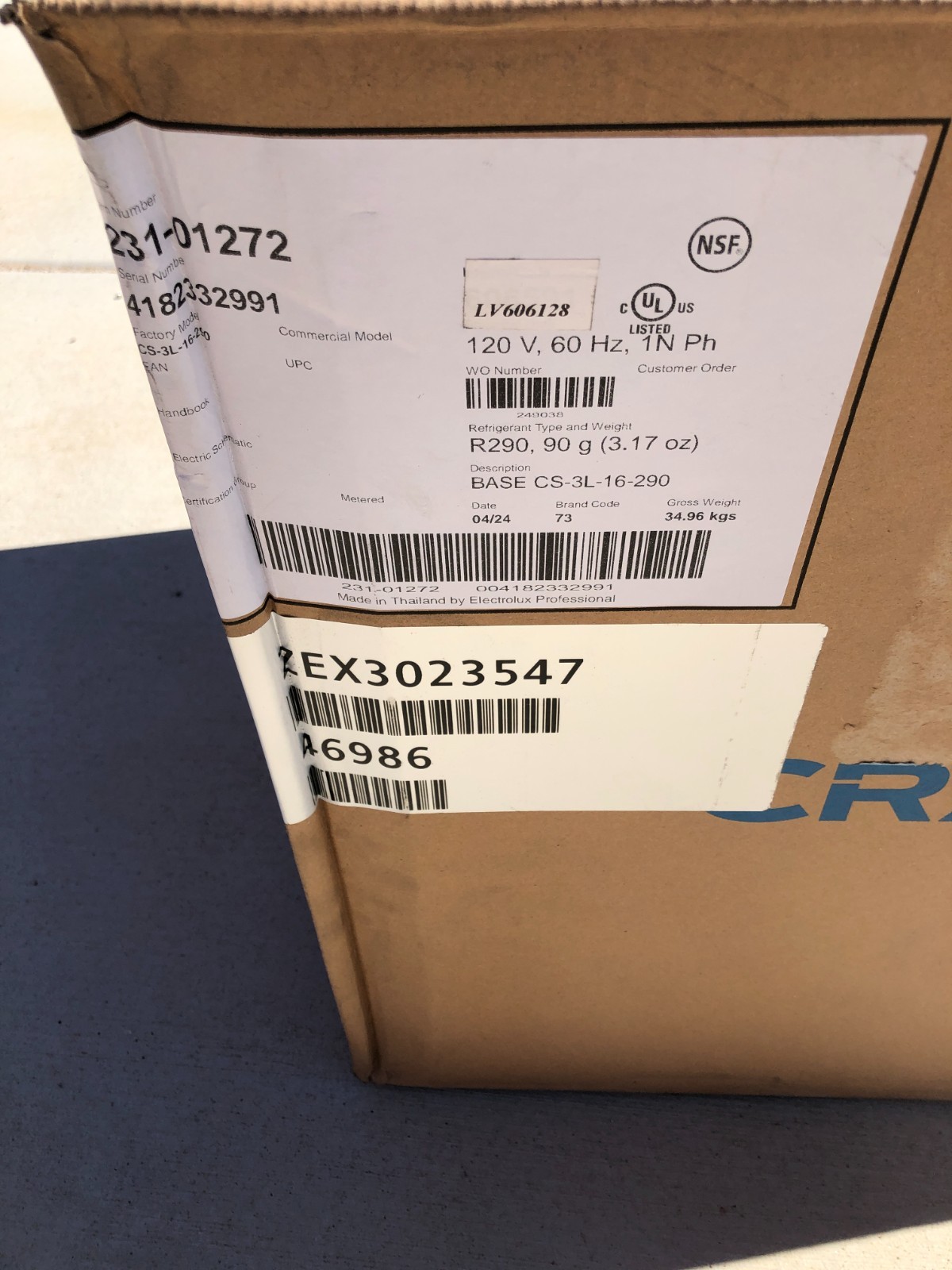 Crathco CS-3L-16-290 Simplicity Bubbler Cold Beverage Dispenser Base Only