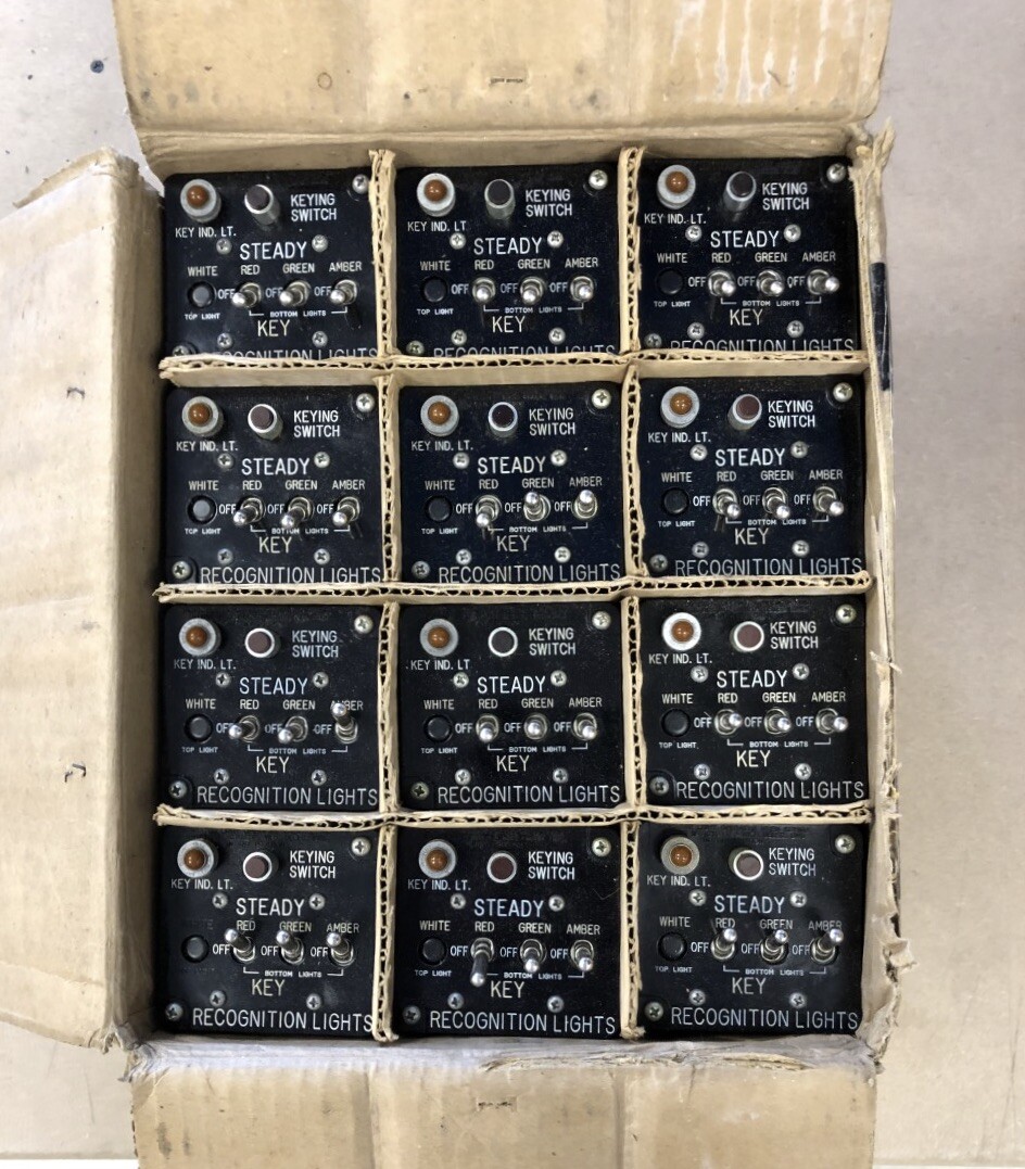 IFF Friend or Foe Identification Switch Box, NOS, WWII Aviation INS-0116