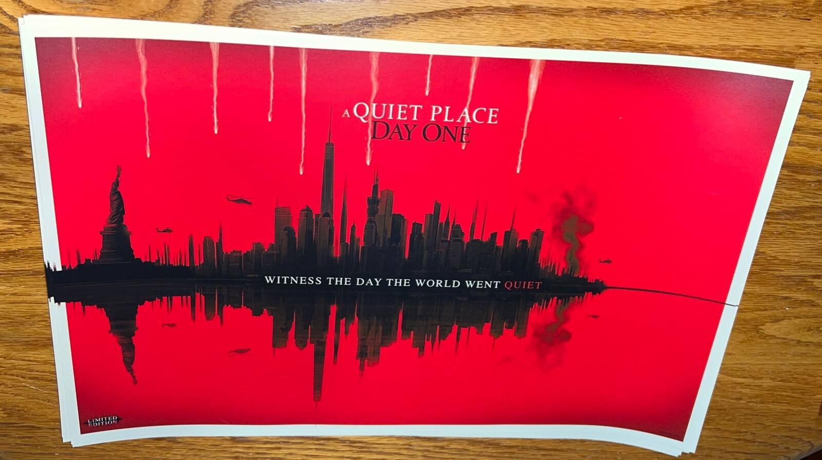 A Quiet Place: Day One (2024) 11” x 17” Mini Poster | Limited Edition